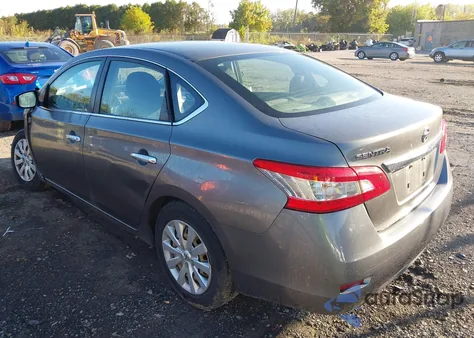 2015 Nissan Sentra S from USA, damaged, VIN 3N1AB7AP7FY351685